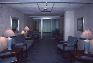 Vintage photo of lobby 1970s