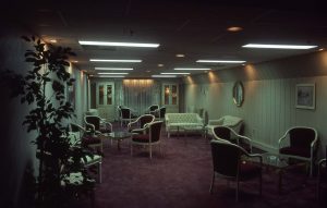 Vintage photo of lobby 1970s