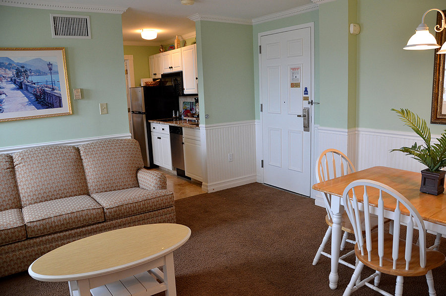 Photo: One Bedroom Suite. View of Living Area.