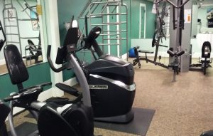 Interior fitness center