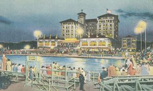 Vintage artwork of The Flanders Hotel