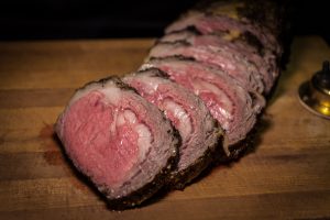 prime rib sliced