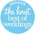 Photo: 2019 Pick. The Knot Best of Weddings Badge